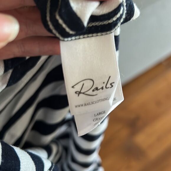 Rails large collette navy and white striped sailor blouse - Picture 11 of 13